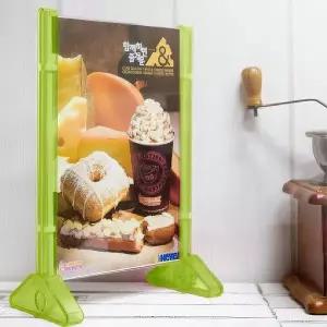 [보리보리/오너클랜]중형 스탠드 액자 안내 메뉴 사진 프레임 5R 5개 웨딩