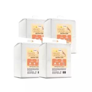 CNL 강아지 배변패드 디럭스 고흡수 레몬향 18g 100매 x 4팩 총400매 향기좋은