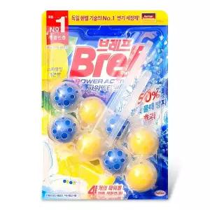 브레프 파워액티브 변기세정제 스파클링 레몬 50g 2개입 1개
