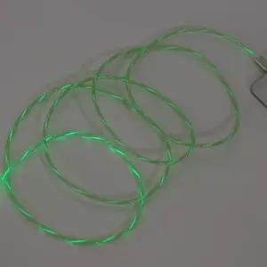 OCE LED 고속 휴대폰충전기 선 C 핀 2M 그린