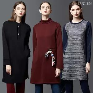 루시앙 페미닌 웨어러블 기모 원피스