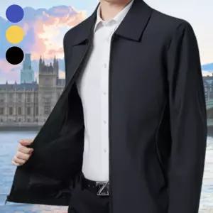 남성 블루종 자켓 캐주얼 경량 바람막이 점퍼 댄디 포멀 아우터 블랙 네이비 베이지 3컬러