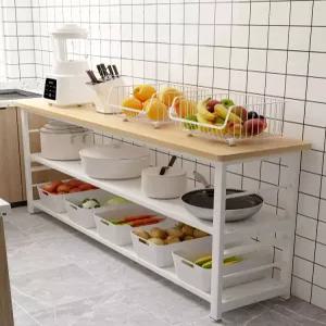 주방 보조 조리대 테이블 간이 선반 미니 아일랜드 작업대 식탁