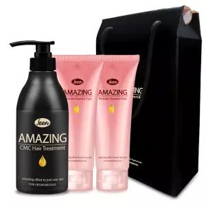 진 어메이징 2종 선물세트 CMC 트리트먼트 500ml + 퍼퓸에센스 150ml x 2개