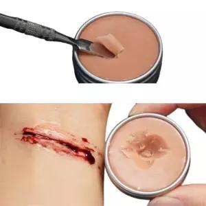 진짜같은상처 스킨왁스 가짜피 특수 분장 소품 할로윈 좀비 코스튬