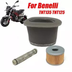 Benelli TNT135 TNT125 BJ125-3EBJ135 용 오토바이 에어 필터 오일 필터 오일 그릴 클리너