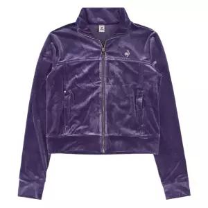 르꼬끄 우먼스 벨벳 스탠넥 슬림핏 집업 QP422OFTO1-DPP0