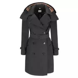 [버버리] 엠버포드 후드 여성 트렌치 코트