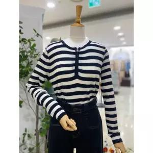 갤러리아 [레코브]스트라이프지퍼니트 (LC31EXKN539X)