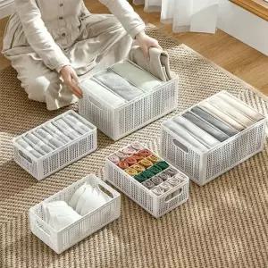 옷장수납함 바지정리함 대형 옷수납장 서랍칸막이 폴딩박스 플라스틱수납장 옷정리함 옷보관함