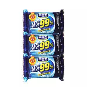 무궁화 세탁비누 살균 비누 230g x3개