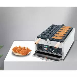 붕어빵틀 간식 와플 밀가루 붕어 물고기 반죽 기계 붕어빵기계 3구 세트(전기식)