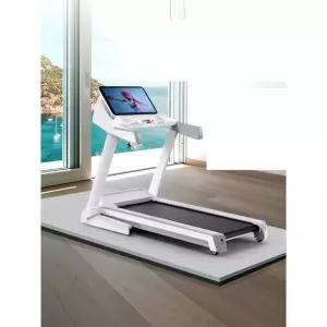 체육관바닥매트 러닝머신 사이틀 미끄럼 방지 매트 그레이 - 160x70x5.5cm