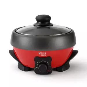 멀티쿠커 전기냄비 그릴팬 전골  냄비 쿠킹팬 다용도 멀티쿠커 KSJ-MC600