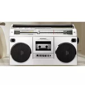 레트로 카세트 휴대용 블루투스 디스크 플레이어기 카세트