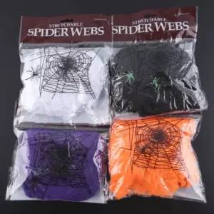 대양 거미줄 장식 세트 가짜거미 방탈출인테리어 할로윈인테리어