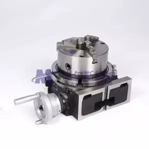 고정밀 밀링 선반 인덱싱 헤드 회전 바이스 공구 머신 회전바이스 HV-4