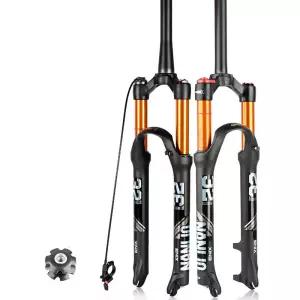 앞쇼바 자전거 사이클 에어 공기 부품 포크 서스펜션 NANLIO 26인치 골드 튜브