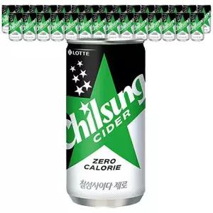 롯데 칠성사이다 제로 210ml x 30캔