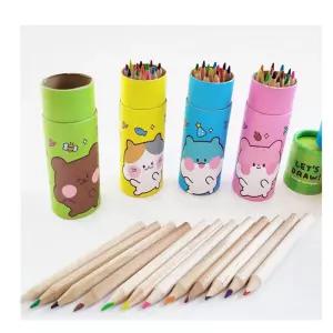 12색 미니 우드 색연필