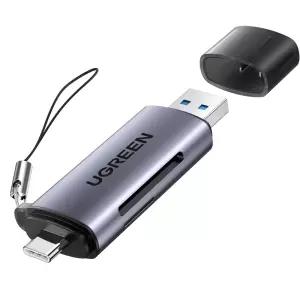 유그린 C타입 USB3.0 고속 SD TF 멀티 카드 리더기 CM185