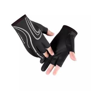 3컷 낚시 논슬립 방수 장갑블랙