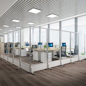 투명 아크릴 파티션 가림막 회의실 식당 접이식 가벽 격리