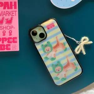 에빠 아이폰17시리즈/플립7 개구리 치즈고양이 범퍼 케이스글래스/에폭시/맥세이프 234481