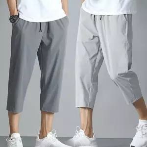 밴딩바지 아이스 7부 밴딩팬츠 3color 여름 냉감 7부바지