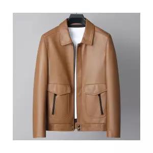 스콕 남자 무스탕 두겹 양가죽재킷 쇼트 봄가을 칼라넥 중청년 리얼 점퍼 젠3