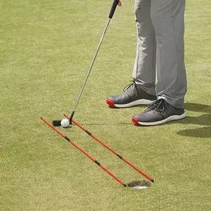 골프 스틱 파워큐 2P 얼라인먼트 접이식 어드레스도-WFHDMKF