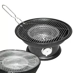 원통 화로그릴 고기집불판 숯불화로대 가정용 화로대-WDAF37C