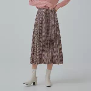 [미쏘]패턴 플리츠 롱스커트(MIWWHAT12B)