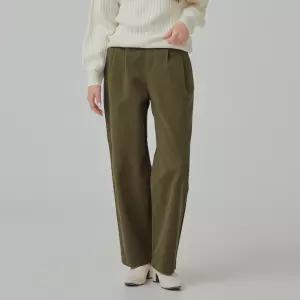 [미쏘]10부 투턱 와이드 팬츠(MIWTCAV02C)