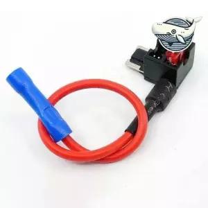 차량용 듀얼 퓨즈 홀더 타입 안전전선 연결용 듀얼휴즈소켓 휴즈커넥터 휴즈젠더