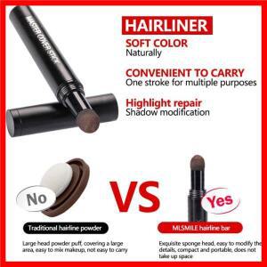 헤어루트 헤어라인 컨실러 펜 컨트롤 엣지 블랙 즉시 커버 업 그레이 화이트 헤어 내추럴 허브 헤어 컨실러