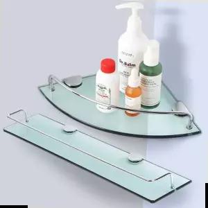 욕실정리 화장실코너 무타공선반 젠다이 수건수납 LHS