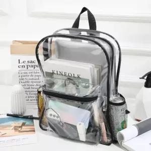 PVC 투명 백팩 방수 덕질가방 아이돌 콘서트 꾸미기용 비치백 흠뻑쇼 가방