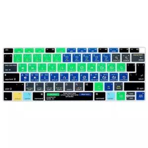 WYGCH Serato DJ 기능 단축키 키보드 커버, 맥북 에어 2018 13.3인치 A1932용, 레티나 디스플레이 및 터치