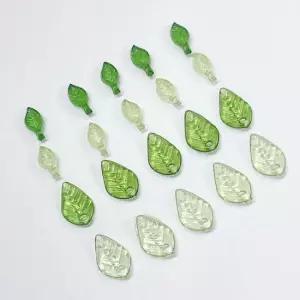 나뭇잎 비즈 구슬 매듭 팔찌 키링 끈갈피 비즈식물 만들기 DIY 공예 악세사리 재료 부자재