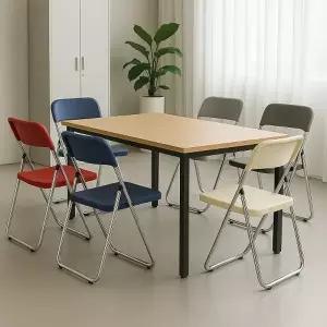 사무실 손님용 보조 카페 식탁 교회 학원행사 접의식의자 체어 BJ3342