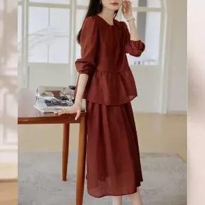 [알트베니] 미타나블라우스+스커트