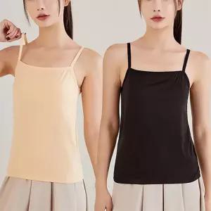 [로즈엘리][2장세트] 겨울 여성 발열 기모 끈나시 2컬러