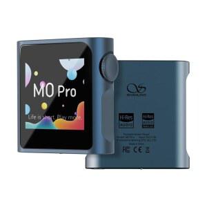 SHANLING M0 Pro 고해상도 MP3 뮤직 플레이어, 블루투스 디지털 오디오 플레이어 휴대용 DAP 1.54인치 HD 터치스크린 최대 15시간 배터리 USB 타입-C 동글 3.5mm 잭(파란색)
