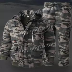 밀리터리 방한복 겨울 보온 빅사이즈포함 상하의 방한 정비복 작업복 기모 세트 후리스