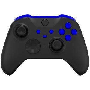 엑스박스 원 시리즈 2 컨트롤러용 익스트림레이트 크롬 블루 교체 버튼, LB RB LT RT 범퍼, 코어 컨트롤러 모델 1797용 ABXY 시작 백업 동기화 프로필