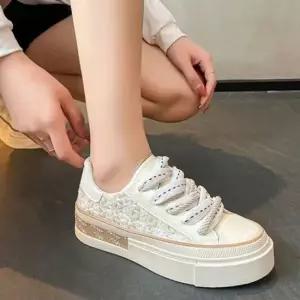 패턴 인기 체크 포인트 여성 감성 키높이 발편한 스니 캔버스운동화 캔버스화 이쁜신발