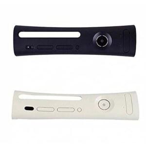 Xbox 360 지방 전면 플레이트 새로운 교체용 하우징 커버(블랙)