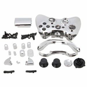 Microsoft Xbox 360 케이스 무선 실버용 컨트롤러 쉘 색상 풀 OSTENT 하우징