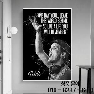 DJ 음악 스타 Avicii 포스터 Edm 캐릭터 캔버스 회화 유럽과 미국의 추세 거실 홈 장식 Unframed